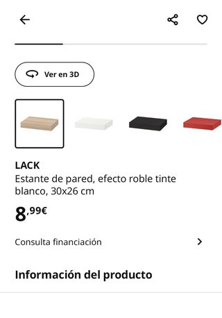 Estante Lack Ikea