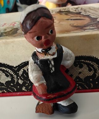 Lote figuras arcilla años 60 - 5 piezas