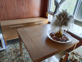 Mesa y aparador roble macizo