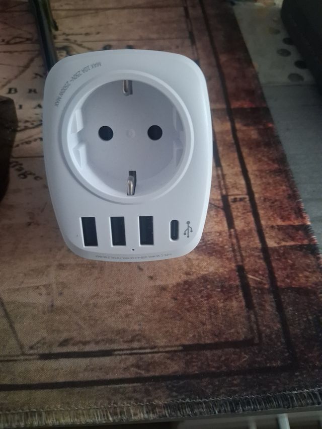 Adaptador enchufe viaje Sudáfrica