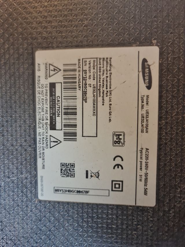 pantalla tv samsung 32”