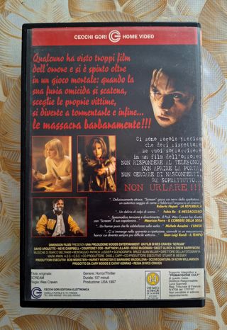 VHS Scream - Chi urla muore di Wes Craven