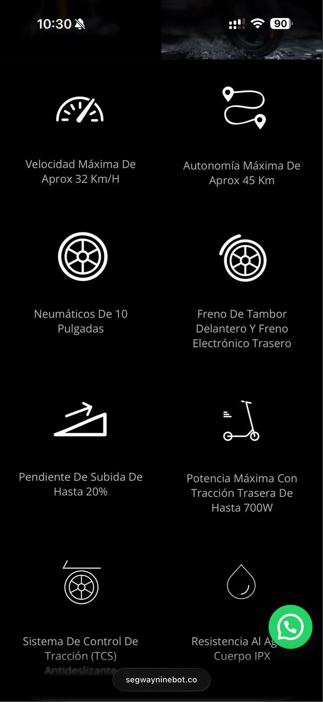 Patinete Eléctrico Ninebot Uifi

