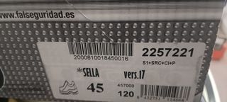 Zapatos Sella seguridad 45