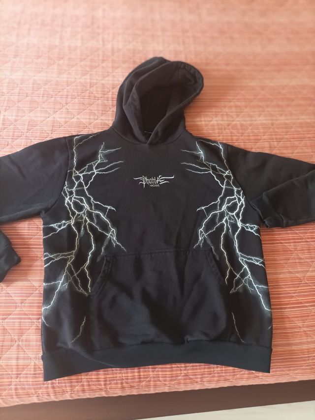 Felpa Phobia Archive Grigio scuro/nero Tg.M