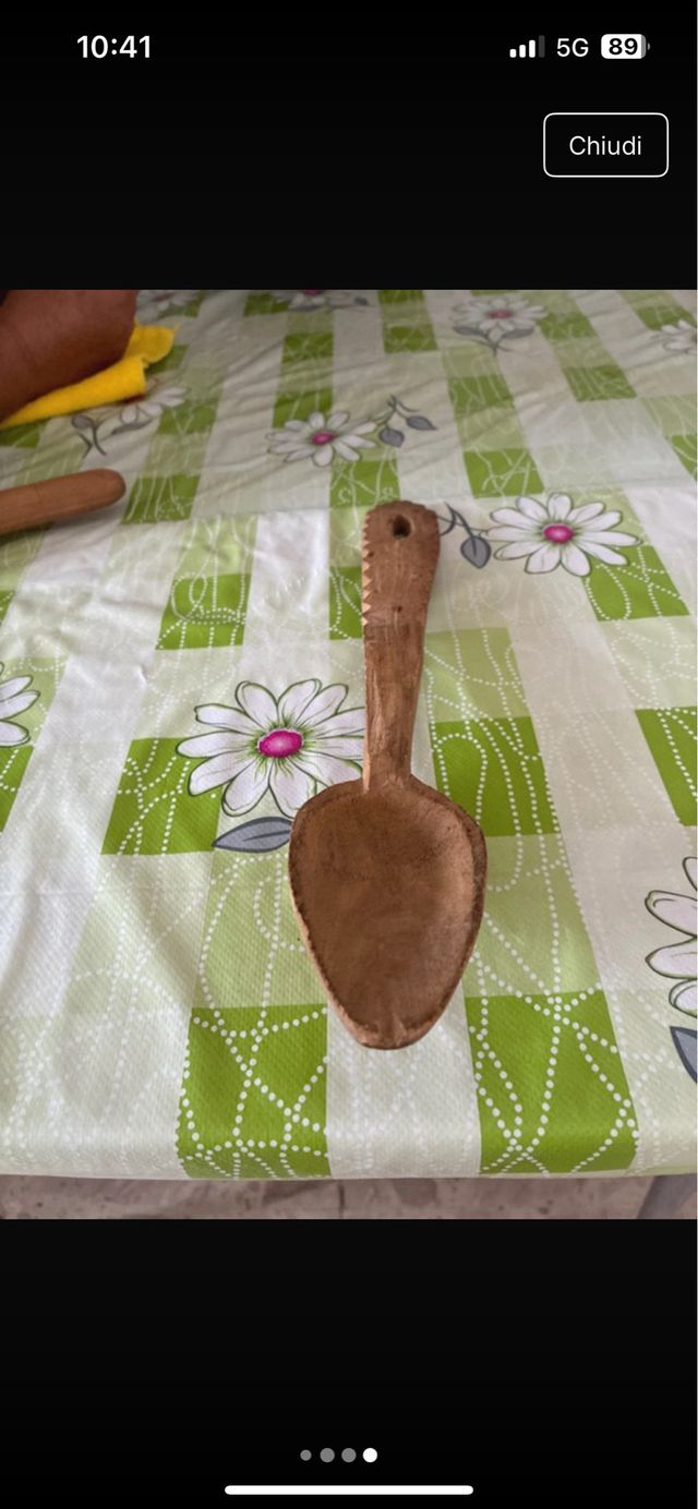 Cucchiaio & Mattarello legno antico