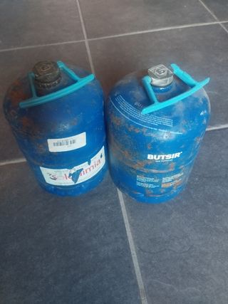 Botellas butano camping (vacías)