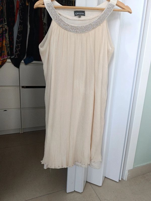 Vestito Queenle panna tg S