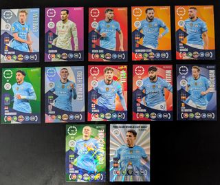 12 Cromos Adrenalyn Mundial clubes Man. City