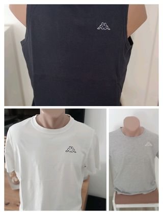3 Camisetas Kappa Hombre Talla M