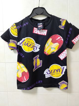Maglietta NBA Marvel Lakers
