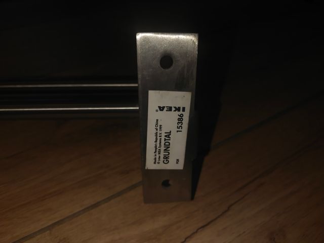 Toallero doble Ikea Grundtal - Acero