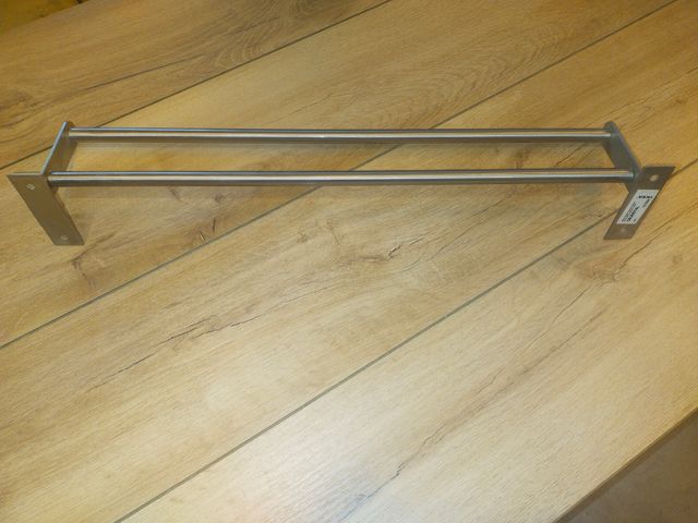 Toallero doble Ikea Grundtal - Acero