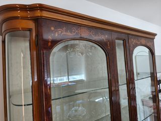 Vitrina clásica italiana - Madera y cristal