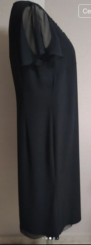 Precioso Vestido negro fiesta El Corte Inglés T 46
