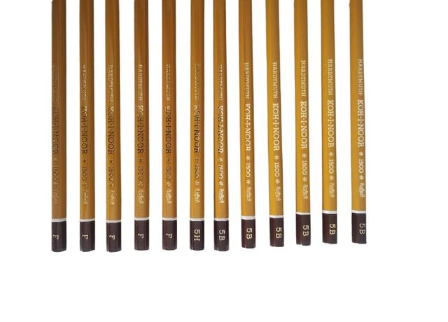 24 Matite Koh-I-Noor 1500 Vintage