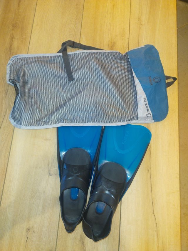 Aletas buceo Subea Easybreath decathlon 38/39