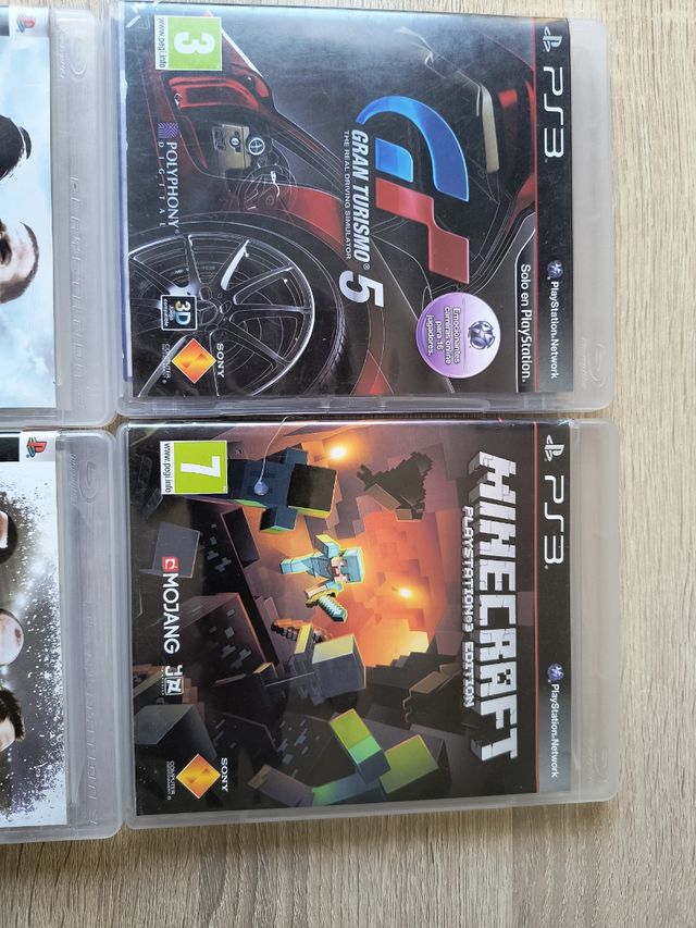 6 Juegos PS3 - FIFA, GT5, Minecraft
