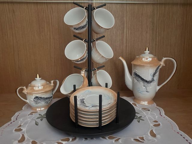 Juego té porcelana japones