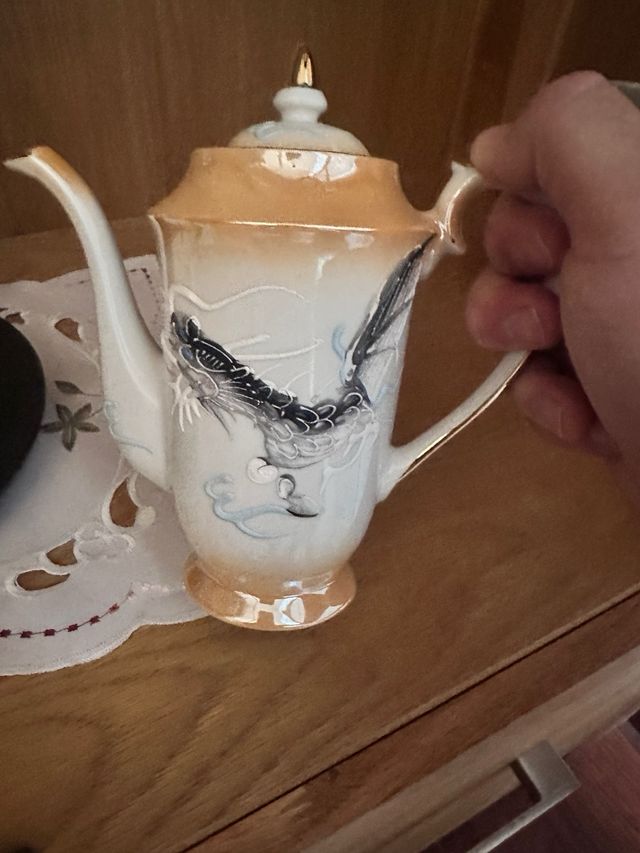 Juego té porcelana japones