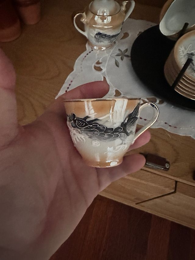 Juego té porcelana japones