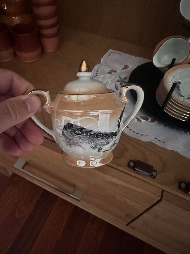 Juego té porcelana japones