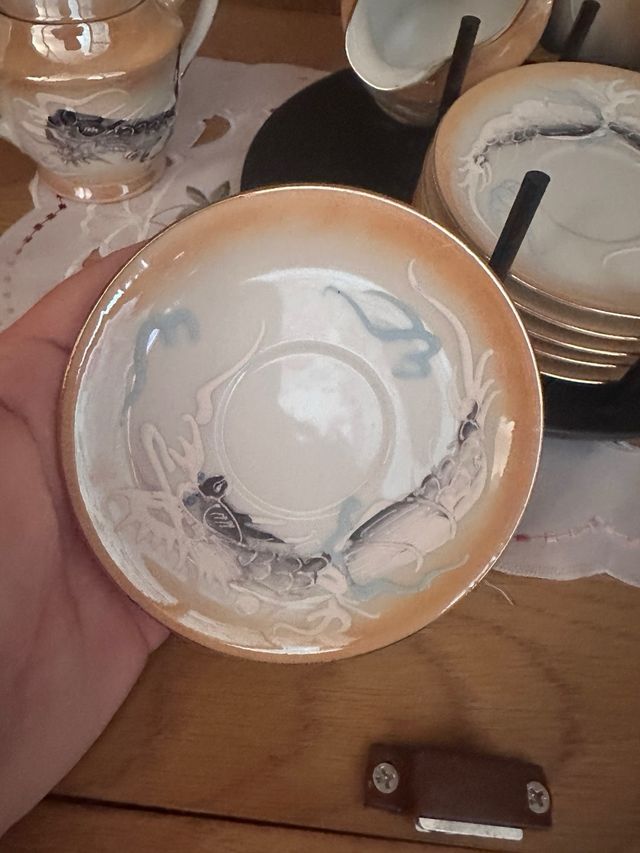 Juego té porcelana japones