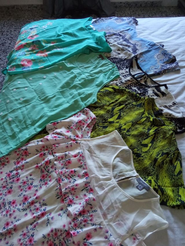 Lote 6 blusas verano