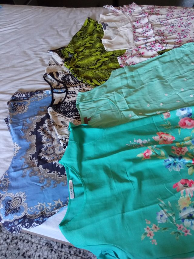 Lote 6 blusas verano
