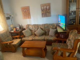 conjunto sofas y mesa baja