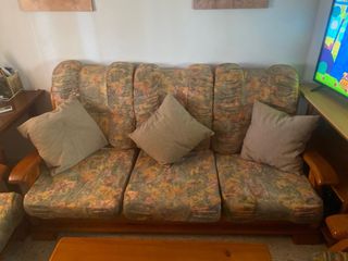 conjunto sofas y mesa baja