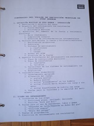 3 MANUALES AEROBIC Y STEP 