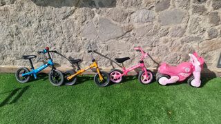 4 Bicicletas sin pedales para niños