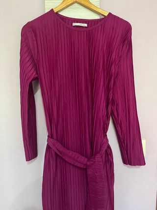 Vestido plisado Sfera - Talla L
