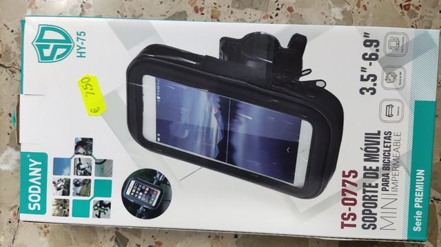 Soporte móvil bici impermeable 10x18cm