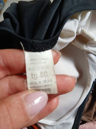 Costume intero nero-arancione