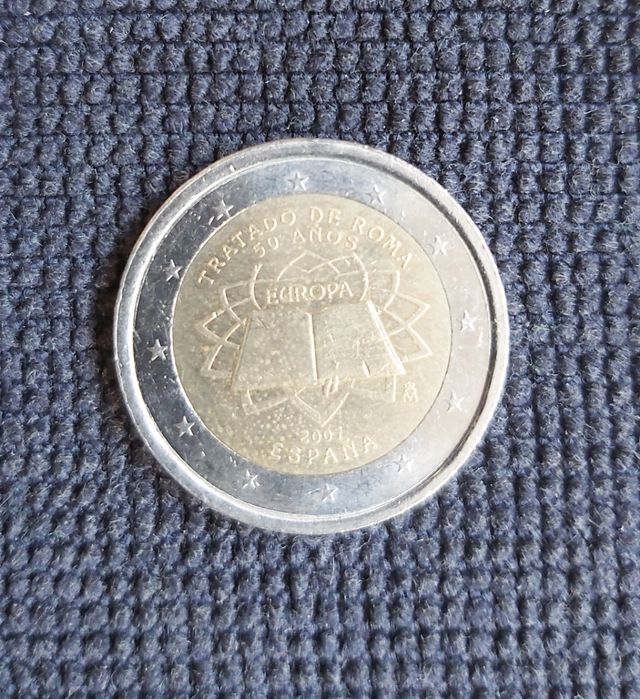 Moneda conmemorativa 2€ España 2007 - Tratado Roma