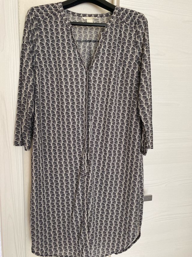 Vestito nero e bianco L