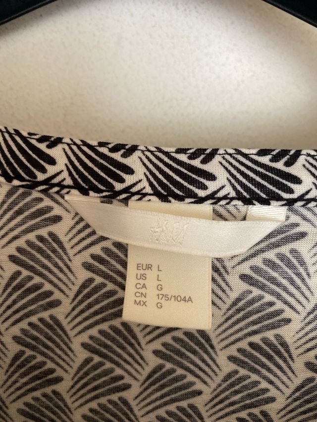 Vestito nero e bianco L