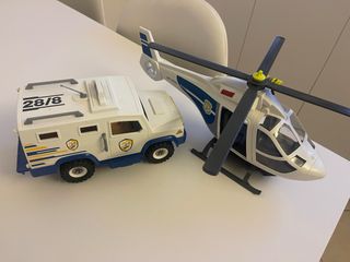 Playmobil: elicottero e furgone polizia