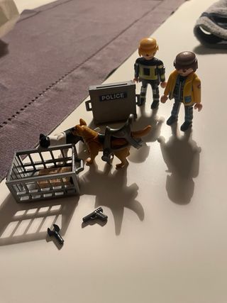 Playmobil: elicottero e furgone polizia