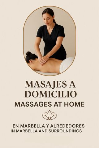 Masajes/Massages con posibilidad a domicilio!