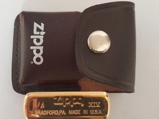 Zippo Latón Mas Funda Zippo