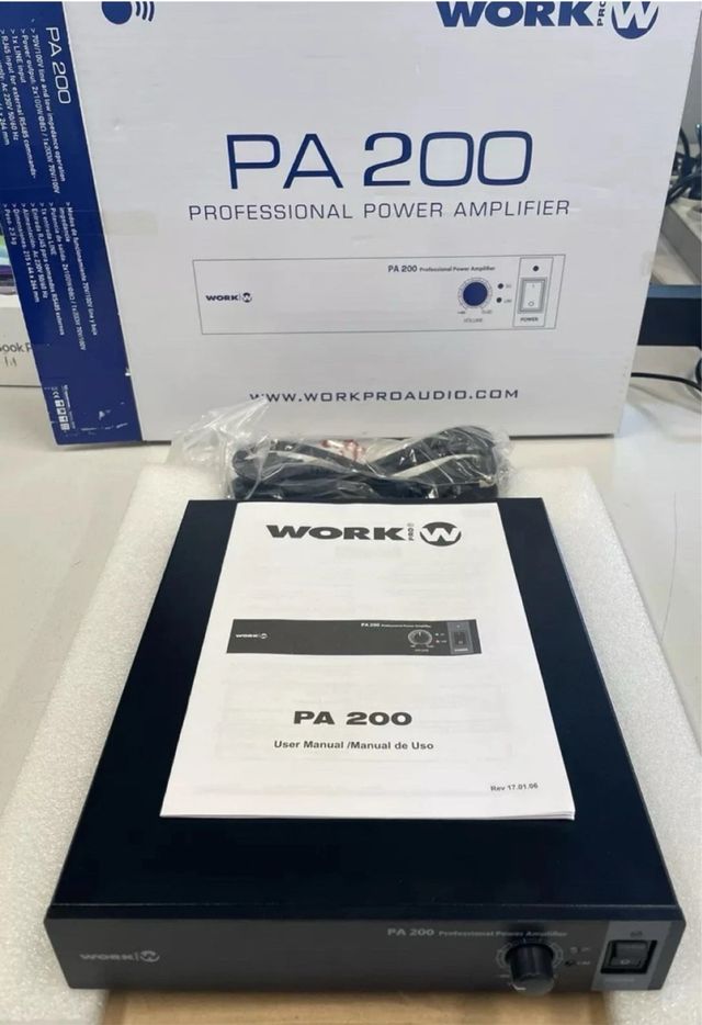WORK PA200 Amplificatore 2x100W