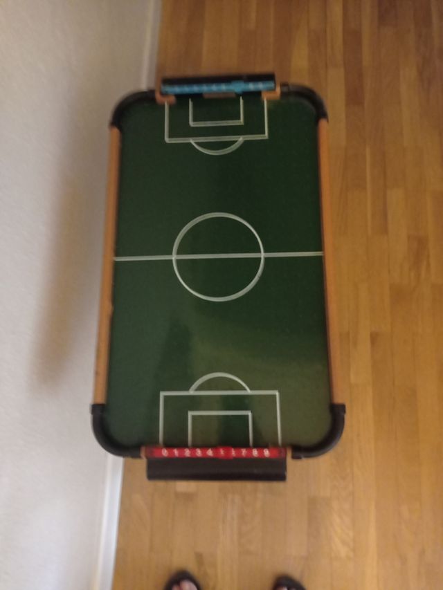 Mesita futbolín: juego de mesa