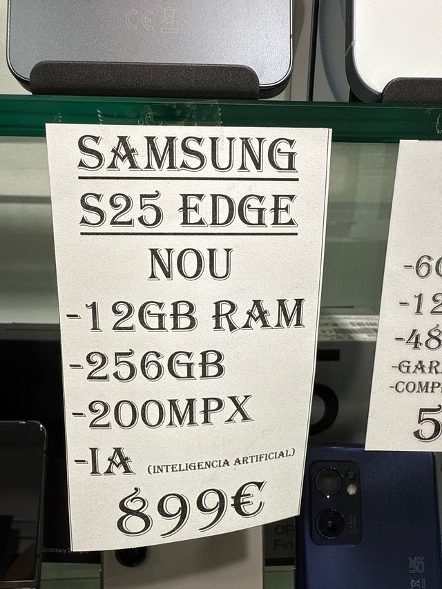 Samsung S25 Edge 12GB/256GB - Nuevo