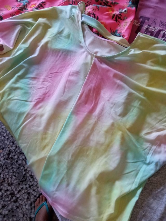 Lote 6 camisetas multicolor