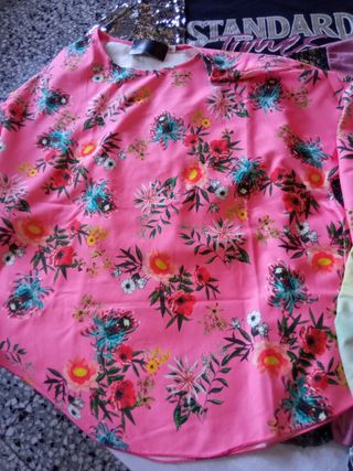 Lote 6 camisetas multicolor