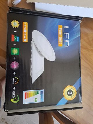 Panel LED 15W-18W, 2 unidades
