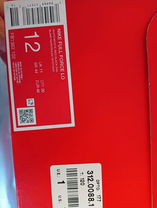 Zapatillas Nike Full Force Low 46